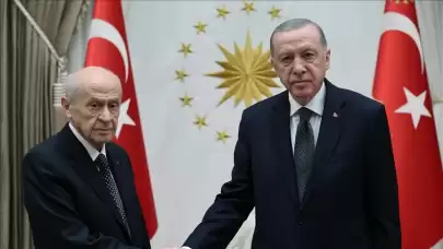 Cumhurbaşkanı Erdoğan ve MHP lideri Bahçeli bir araya geldi