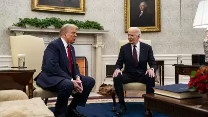 Trump ve Biden Beyaz Saray'da buluştu