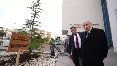 MHP Lideri Devlet Bahçeli “Biz Kardeşiz Ağaçları”nı anlattı: Her birinin farklı anlamı var