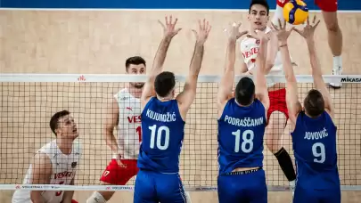 Milli Erkek Voleybol Takımı, Sırbistan karşısında mağlup oldu