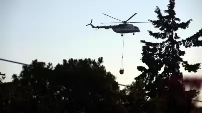 İzmir'deki yangınlara müdahale yeniden başlatıldı