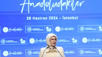 Emine Erdoğan: Biz, bu toprağın insanları, hepimiz Anadolu'ya benzeriz