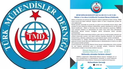 Mühendisler Derneği'nden ek tazminat açıklaması