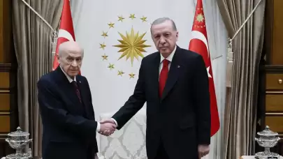 Cumhurbaşkanı Erdoğan ve MHP lideri Bahçeli bir araya geldi