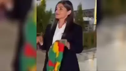 Skandal görüntüler! PKK paçavrasıyla halay çekti