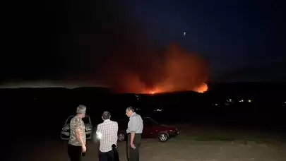 Çankırı'da orman yangını büyüyor! 4 köy tahliye edildi