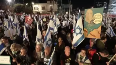 Tel Aviv'deki protestolar "Belirsiz güvenlik durumu" nedeniyle iptal edildi