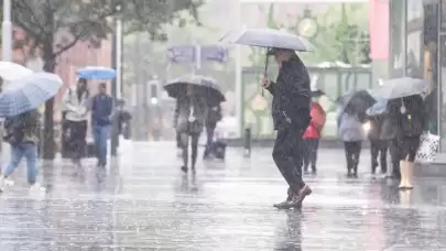 2 bölgede sağanak alarmı! Rüzgâra dikkat