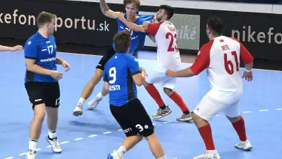 U18 Erkek Hentbol Milli Takımı, Estonya'yı yendi