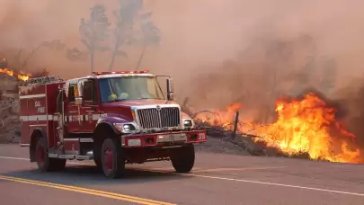 California tarihinin en büyük 4. orman yangını