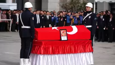 Şehit polis memuru Şeyda Yılmaz'a son veda!