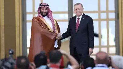 Cumhurbaşkanı Erdoğan, Muhammed bin Selman ile bir araya geldi