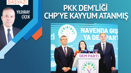 PKK DEM’liği CHP’ye kayyum atanmış