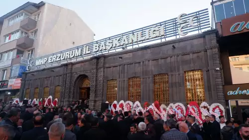 MHP Erzurum İl Başkanlığı tarihi binada hizmete başladı