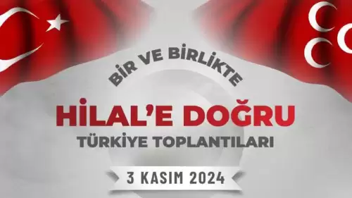 3 Kasım'da Türkiye'nin dört bir yanında "Bir ve Birlikte Hilal'e Doğru" toplantıları