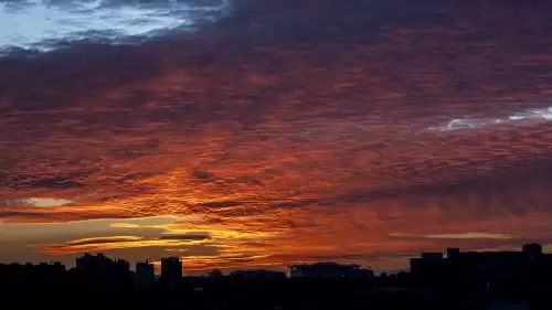 Ankara'da gün batımı görenleri mest etti