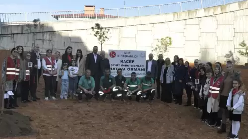 MHP Trabzon İl Başkanlığı, şehit öğretmenler için fidan dikti