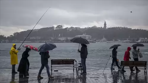 Meteoroloji'den hafta sonu uyarısı: İstanbul dahil bir çok ile sağanak geliyor