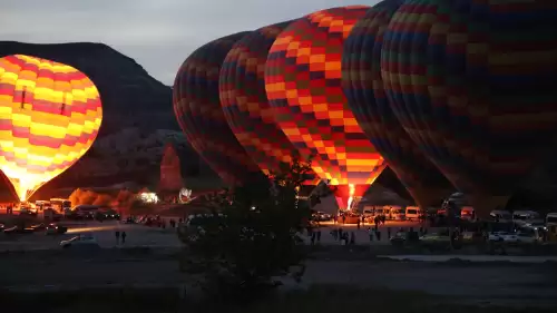 Kapadokya'da tüm zamanların rekoru kırıldı: Sıcak hava balon turlarına ilgi büyük