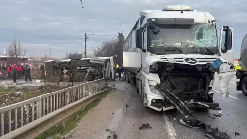 Balıkesir’deki korkunç kaza kamerada