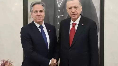 Cumhurbaşkanı Erdoğan, ABD Dışişleri Bakanı Blinken'ı kabul etti