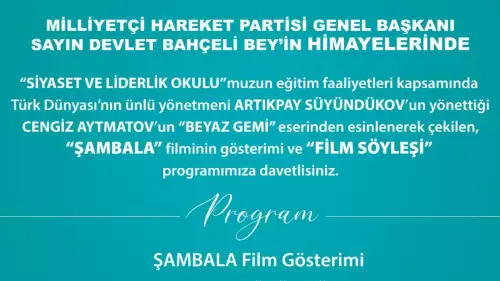 MHP'den 7 Aralık’ta “Şambala” film gösterimi ve söyleşisi