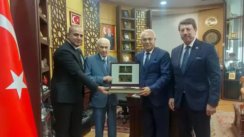 MHP Adana İl Başkanı Yusuf Kanlı'dan Devlet Bahçeli’ye ziyaret!
