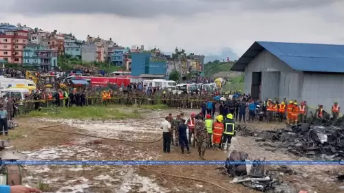 Nepal'de kalkış sırasında pistte kaza yapan uçaktaki 18 kişi öldü