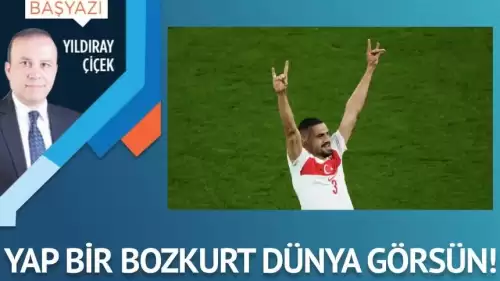 Yap bir bozkurt dünya görsün!