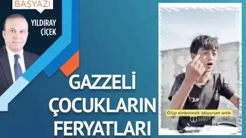 Gazzeli çocukların feryatları