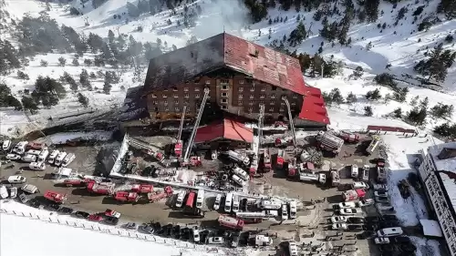 Bolu'daki otel yangınına ilişkin 11 şüpheliye gözaltı kararı