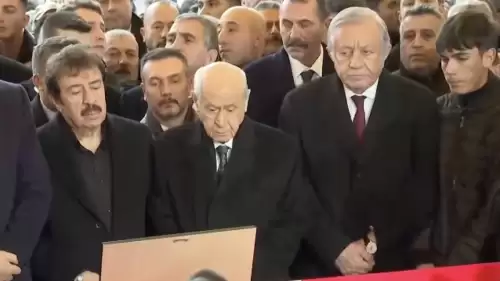 MHP Lideri Devlet Bahçeli, Ferdi Tayfur'un cenaze törenine katıldı