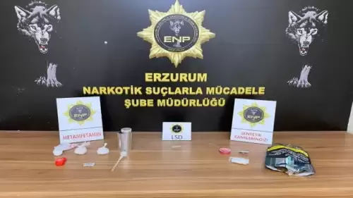 Erzurum'da uyuşturucu operasyonu: 2 gözaltı