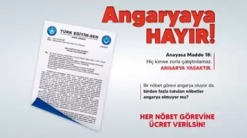 Türk Eğitim Sen'den nöbet görevlerine karşılık ek ücret talebi