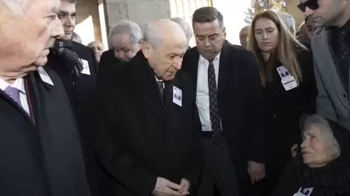 MHP Lideri, Nahit Menteşe için düzenlenen cenaze törenine katıldı