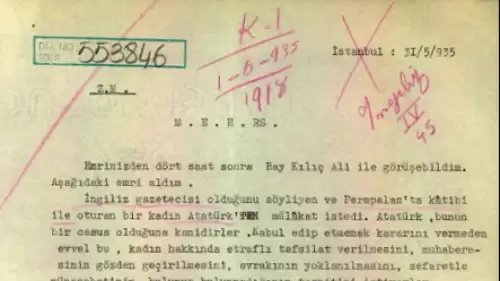 MİT, 90 yıllık istihbarat belgesini gün yüzüne çıkardı