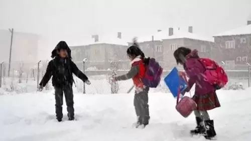 Giresun'da eğitim öğretime kar engeli