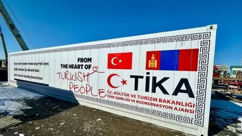 TİKA, Moğolistan’daki okullara soğuk hava konteynırları temin etti