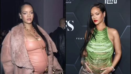 Rihanna doğum fotoğraflarını paylaştı: İnci ve güneş gözlükleriyle doğurdum