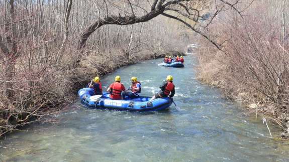 Kahramanmaraş'ta rafting heyecanı