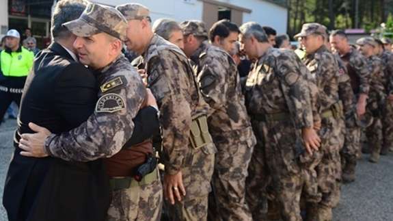 Giresun'daki PÖH'ler sınıra gönderildi