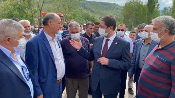 MHP'li Bulut afet bölgesinde