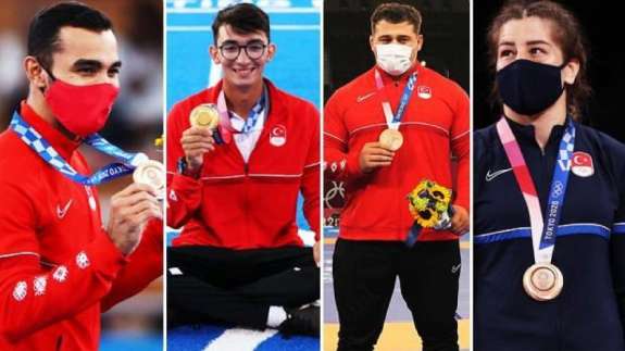 Türkiye’nin gururu oldular: İşte Olimpiyatlarda madalya kazanan sporcularımız