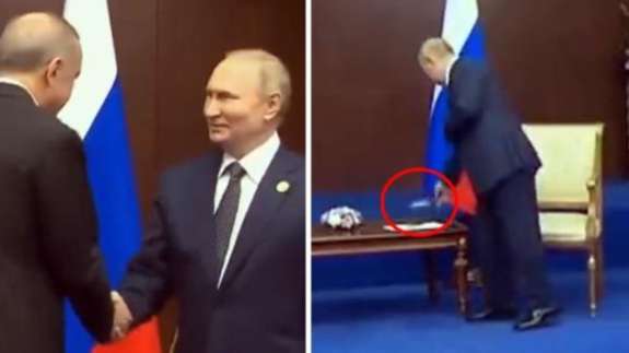 Erdoğan Putin'i bir kez daha bekletti! Rus lider hırsını elindeki not defterinden çıkardı