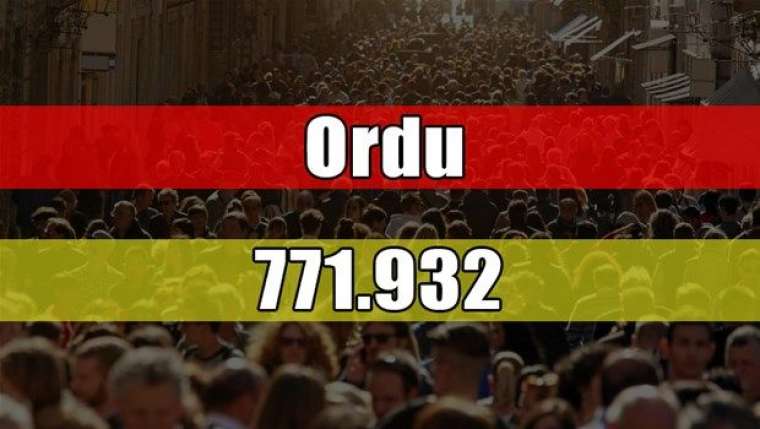 Hangi ilde kaç kişi yaşıyor! En az olan şehir... 29