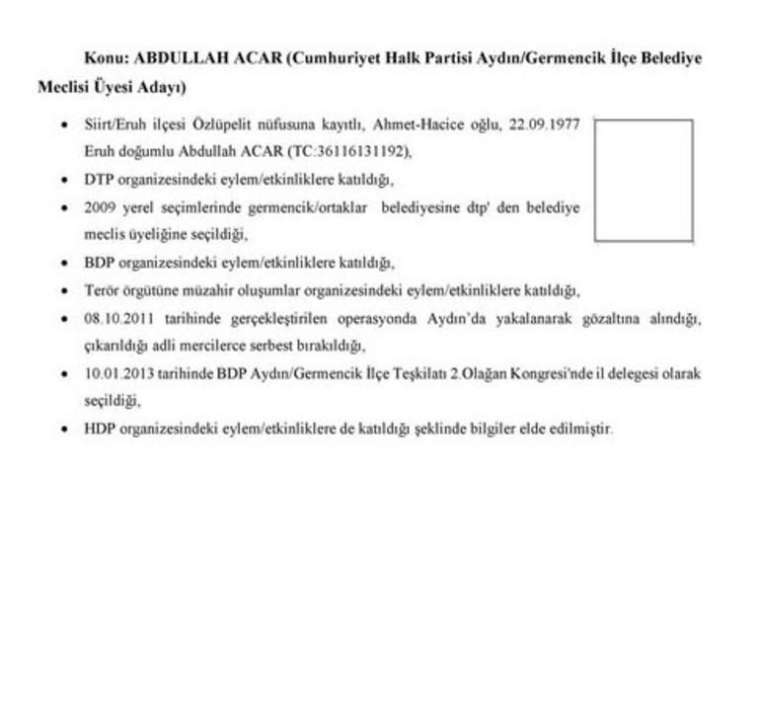 CHP Saadet ve İP'nin PKK ile bağlantılı adayları 56