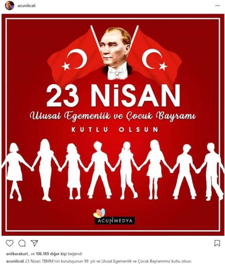 Ünlü ismin 23 Nisan mesajı duygulandırdı 7