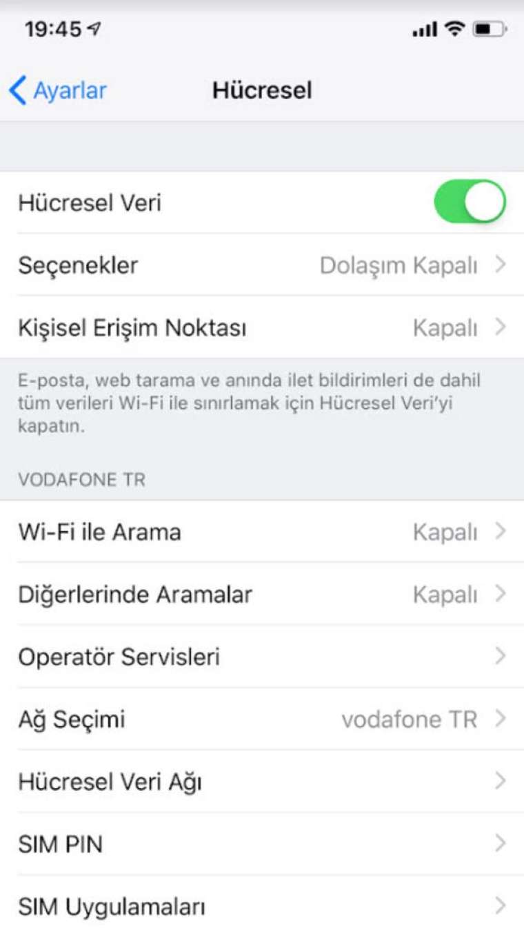 WiFi kullanırken meğer... Bu ayar kapalıysa şimdi açın 4