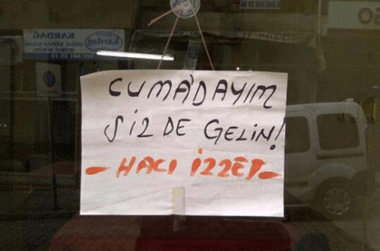 Gelin arabasındaki yazıyı görünce şaştı kaldı 29