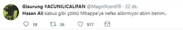 'Hasan Ali, Mbappe'yi futboldan soğuttu' 9